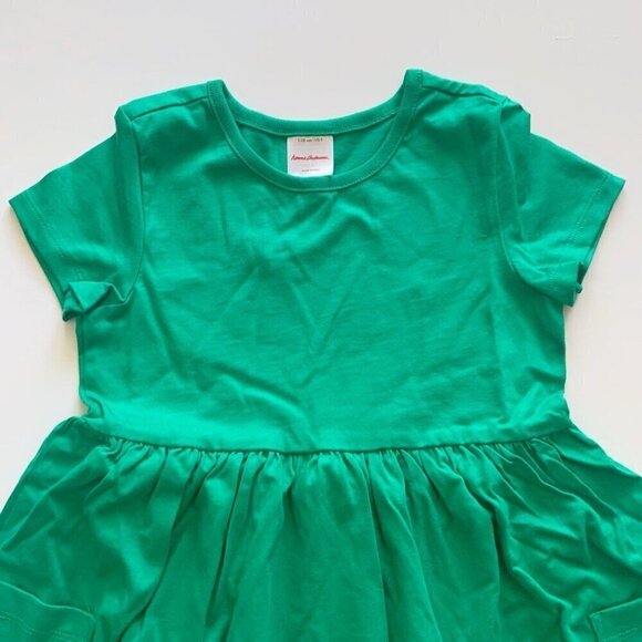 NEW Hanna Andersson Green Girl Play Dress with Pockets 5T - Picture 2 of 8